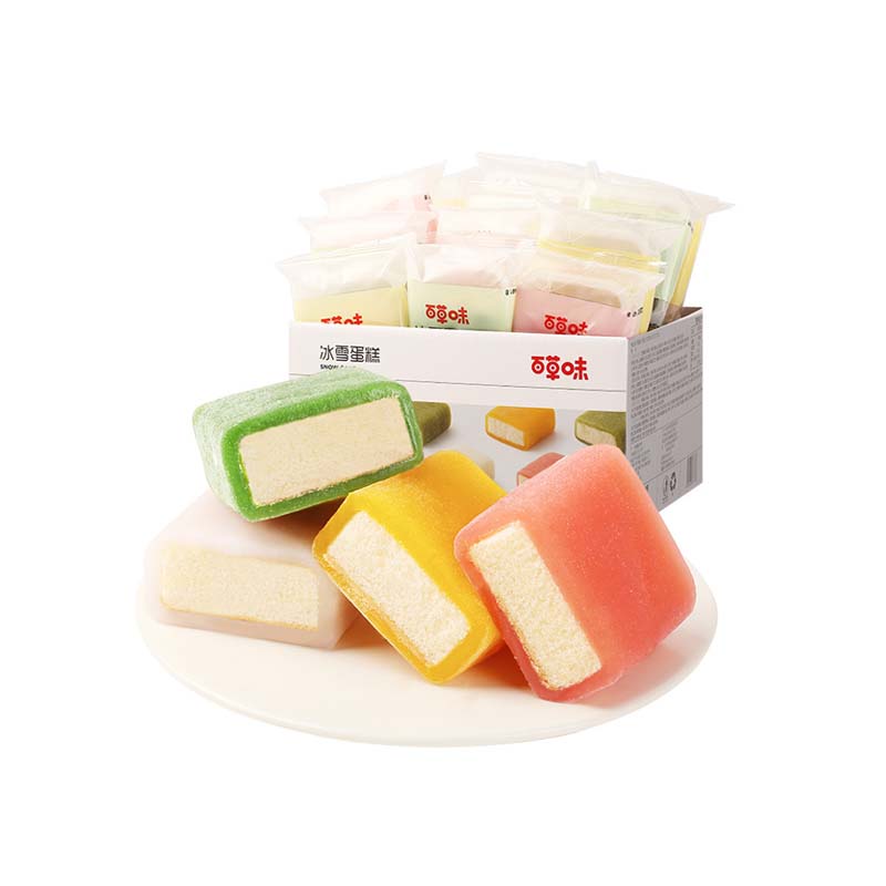 冰雪蛋糕540g冰皮蛋糕麻薯早餐面包糕点充饥零食整箱